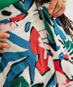 Short fluide à motifs fleuris femme grande taille